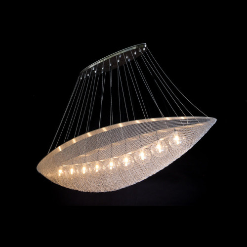 Cocoon Chandelier Suspended 1750x400