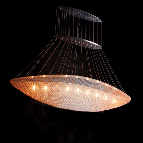 Cocoon Chandelier Suspended 1750x400