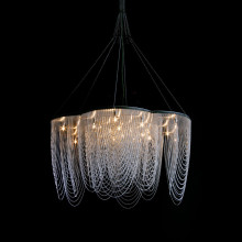Rose Looped Chandelier Suspended 700