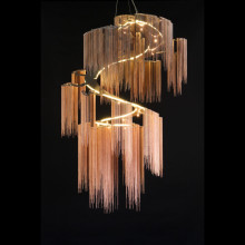 Single Spiral Tree Chandelier Suspended 1500
