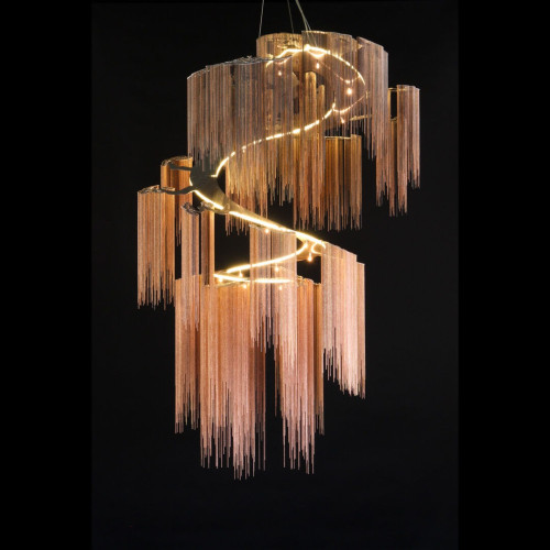 Single Spiral Tree Chandelier Suspended 1500