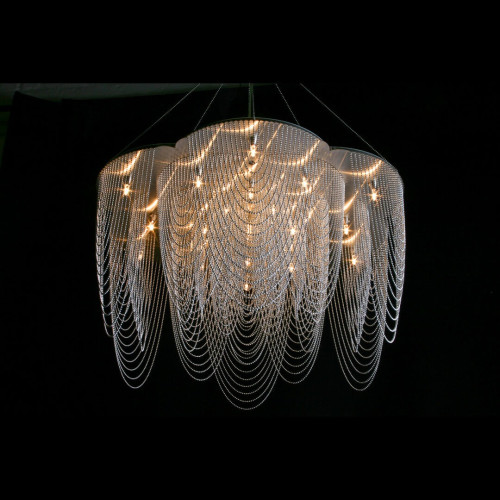 Rose Looped Chandelier Suspended 700