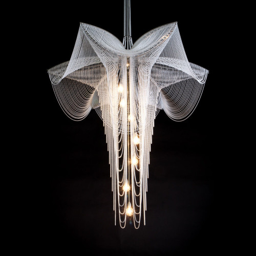 Fushcia Chandelier Suspended 1000