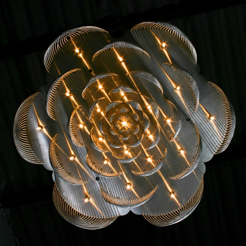 Rose Looped Chandelier Ceiling Mounted 700