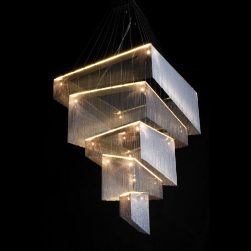 Geometric Storm Chandelier Suspended 1200x900