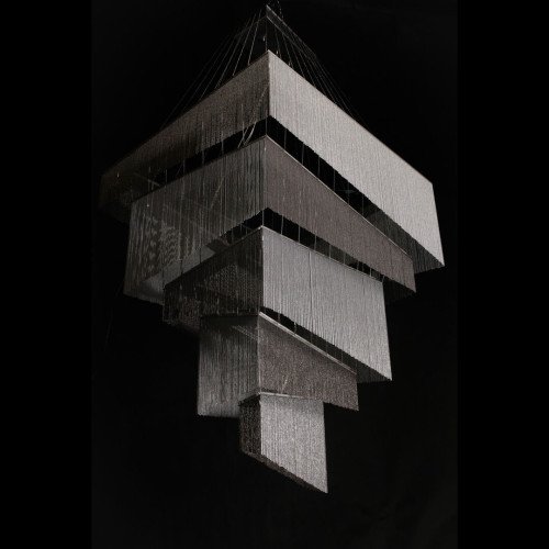 Geometric Storm Chandelier Suspended 1200x900