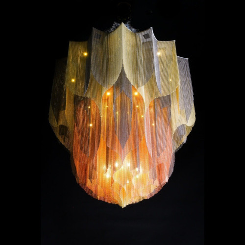 Lotus Mandala Chandelier Suspended 1000