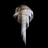Spiral Nebula Chandelier Suspended 1000