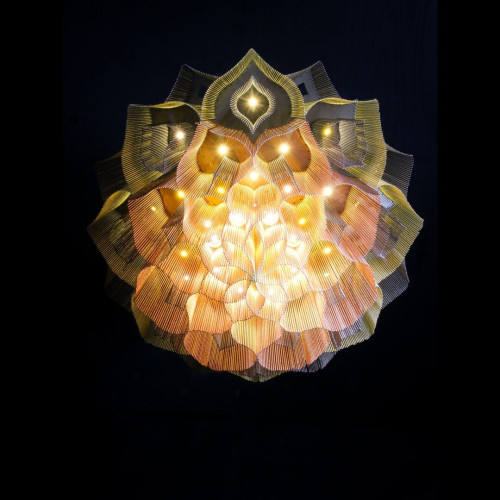 Lotus Mandala Chandelier Ceiling Mounted 1000