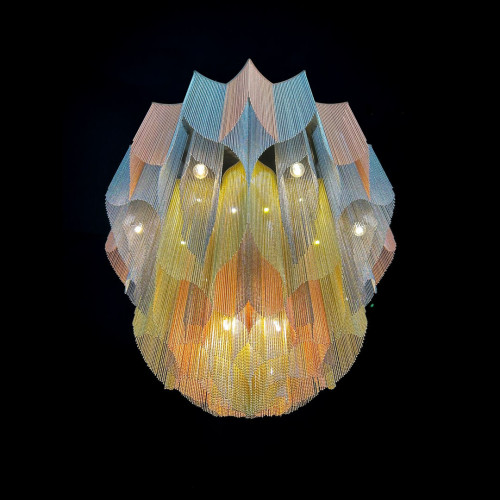 Lotus Mandala Chandelier Ceiling Mounted 1000